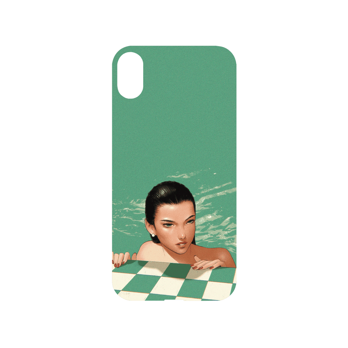 RHINOSHIELD X Janice Sung Mod NX iPhone XS Case - Emerald Backplate