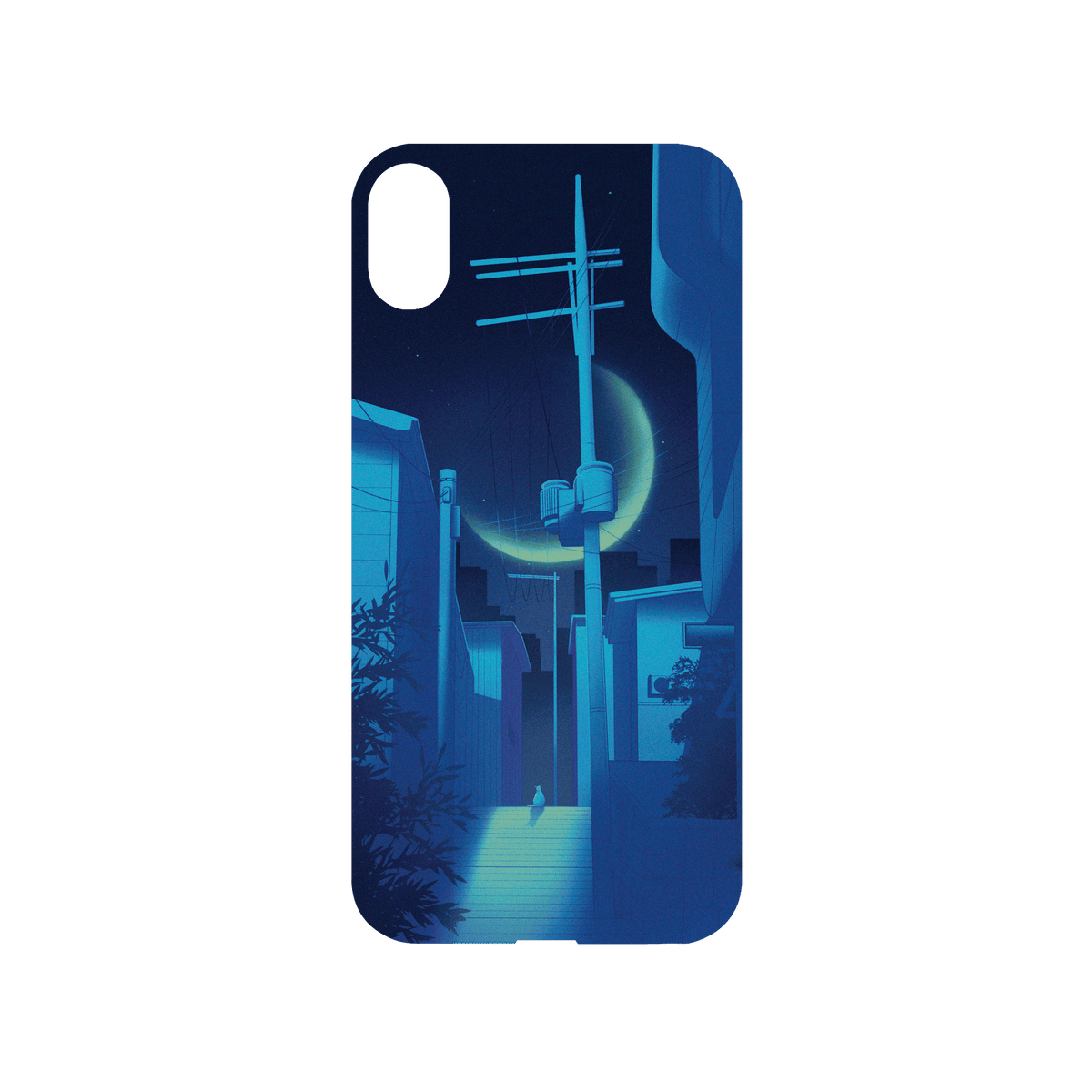 RHINOSHIELD X Surudenise Mod NX iPhone XS Case - Lofi Moon Backplate
