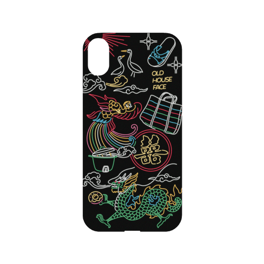 RHINOSHIELD X OldHouseFace Mod NX iPhone XR Case - Taiwanese Neon Light Backplate