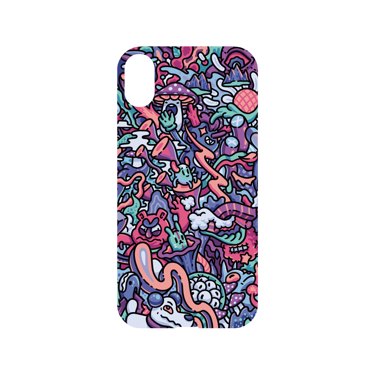RHINOSHIELD X Lei Melendres Mod NX iPhone XR Case - Hidden Paradise Backplate