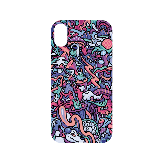 RHINOSHIELD X Lei Melendres Mod NX iPhone XR Case - Hidden Paradise Backplate