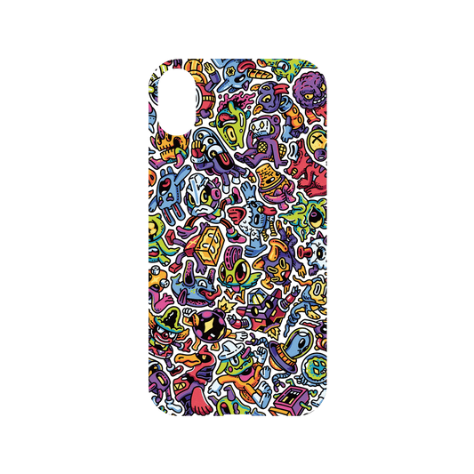 RHINOSHIELD X Lei Melendres Mod NX iPhone XR Case - Puzzle Movements Backplate
