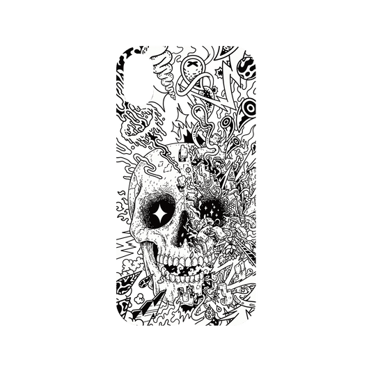 RHINOSHIELD X Lei Melendres Mod NX iPhone XR Case - Rebirth Skull Backplate