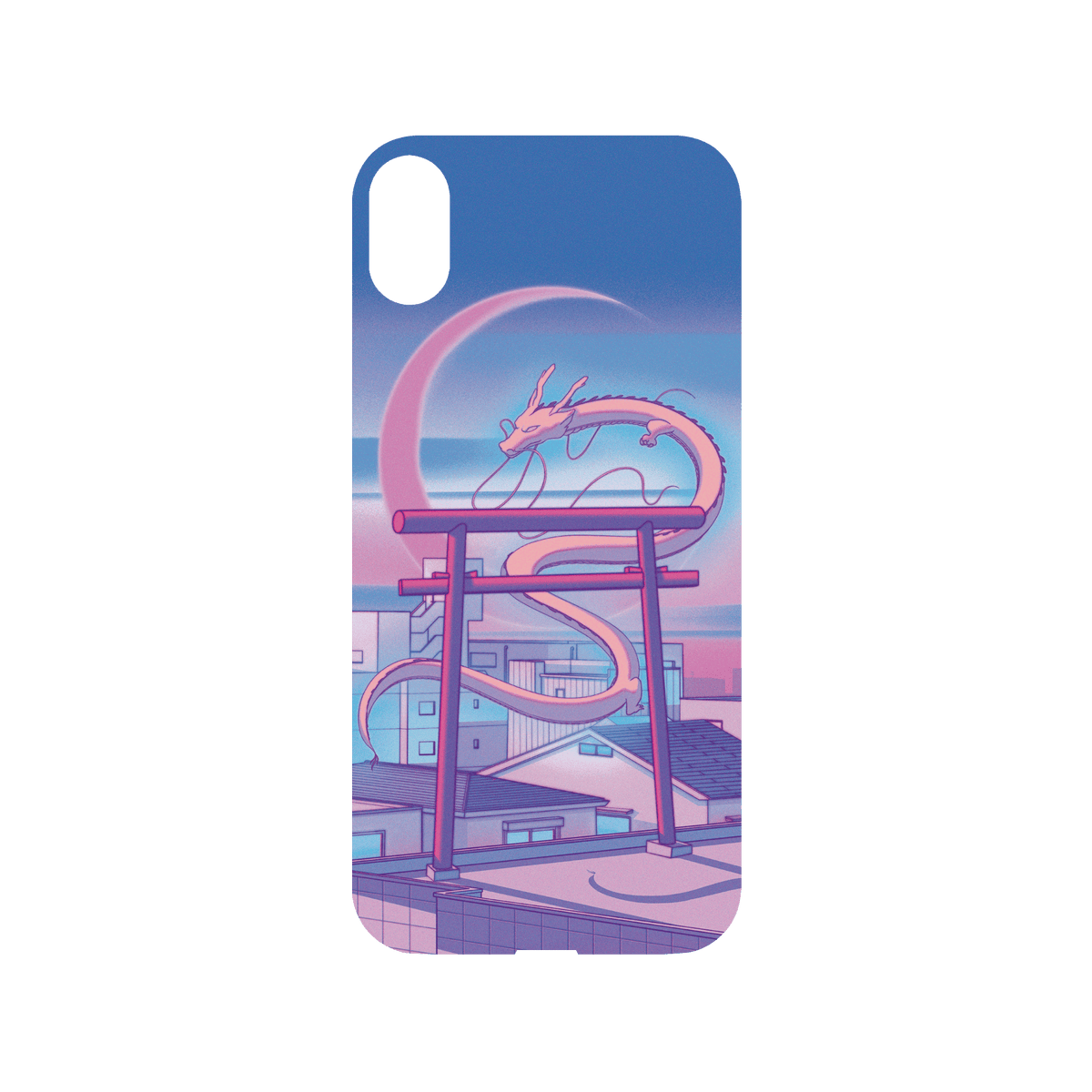 RHINOSHIELD X Surudenise Mod NX iPhone XS Max Case - Pastel Dragon Backplate