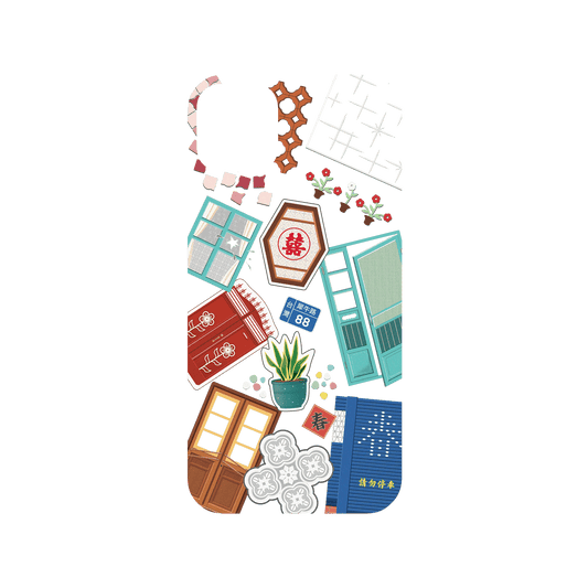 RHINOSHIELD X OldHouseFace Mod NX iPhone 11 Pro Max Case - Classic House Compilation Backplate
