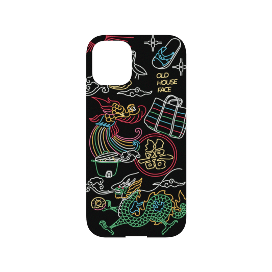 RHINOSHIELD X OldHouseFace Mod NX iPhone 12 mini Case - Taiwanese Neon Light Backplate