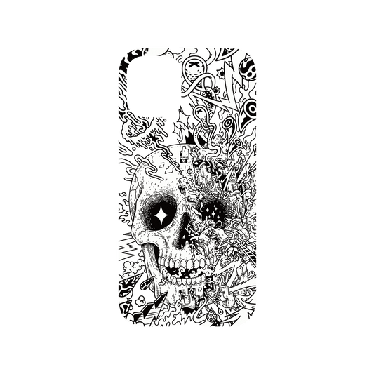 RHINOSHIELD X Lei Melendres Mod NX iPhone 12 mini Case - Rebirth Skull Backplate