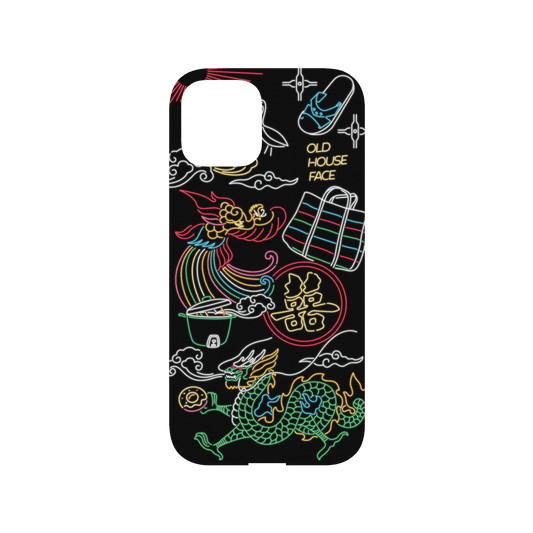 RHINOSHIELD X OldHouseFace Mod NX iPhone 12 Pro Case - Taiwanese Neon Light Backplate
