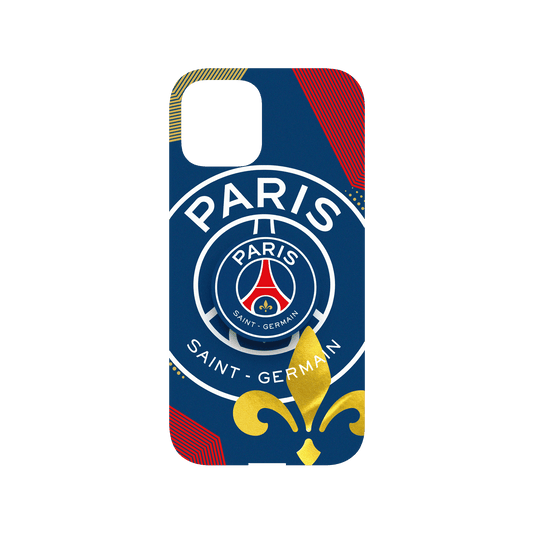 RHINOSHIELD X PSG Mod NX iPhone 12 Case - Paris Saint-Germain - Lily Flower Backplate