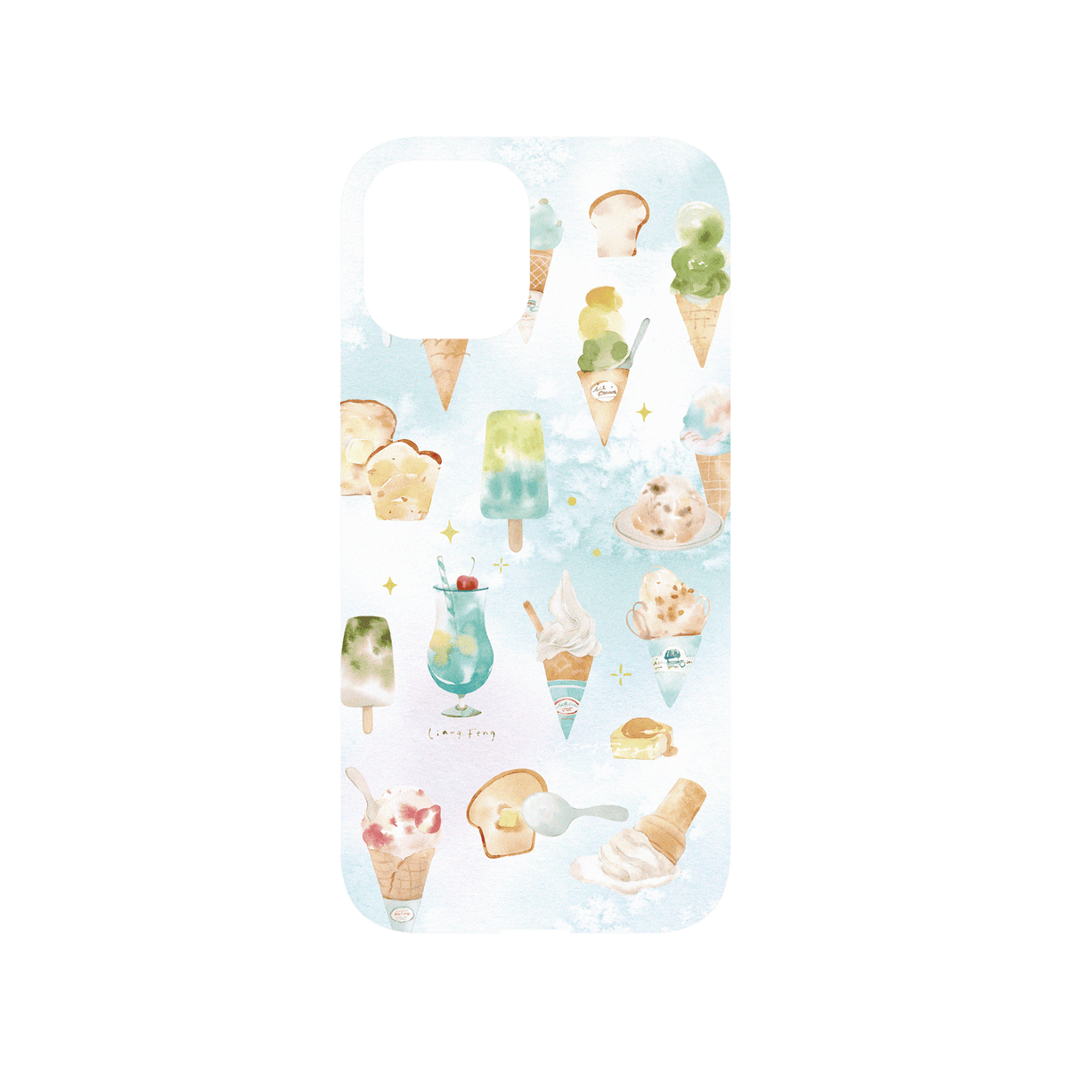 RHINOSHIELD X Liang Feng Mod NX iPhone 12 Pro Max Case - Summer Ice Cream Backplate