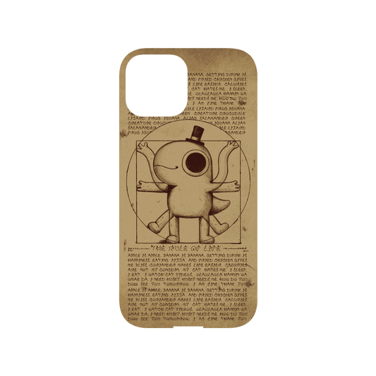 RHINOSHIELD X Incrediville Mod NX iPhone 13 mini Case - Vitruvian Lizard 2 Backplate