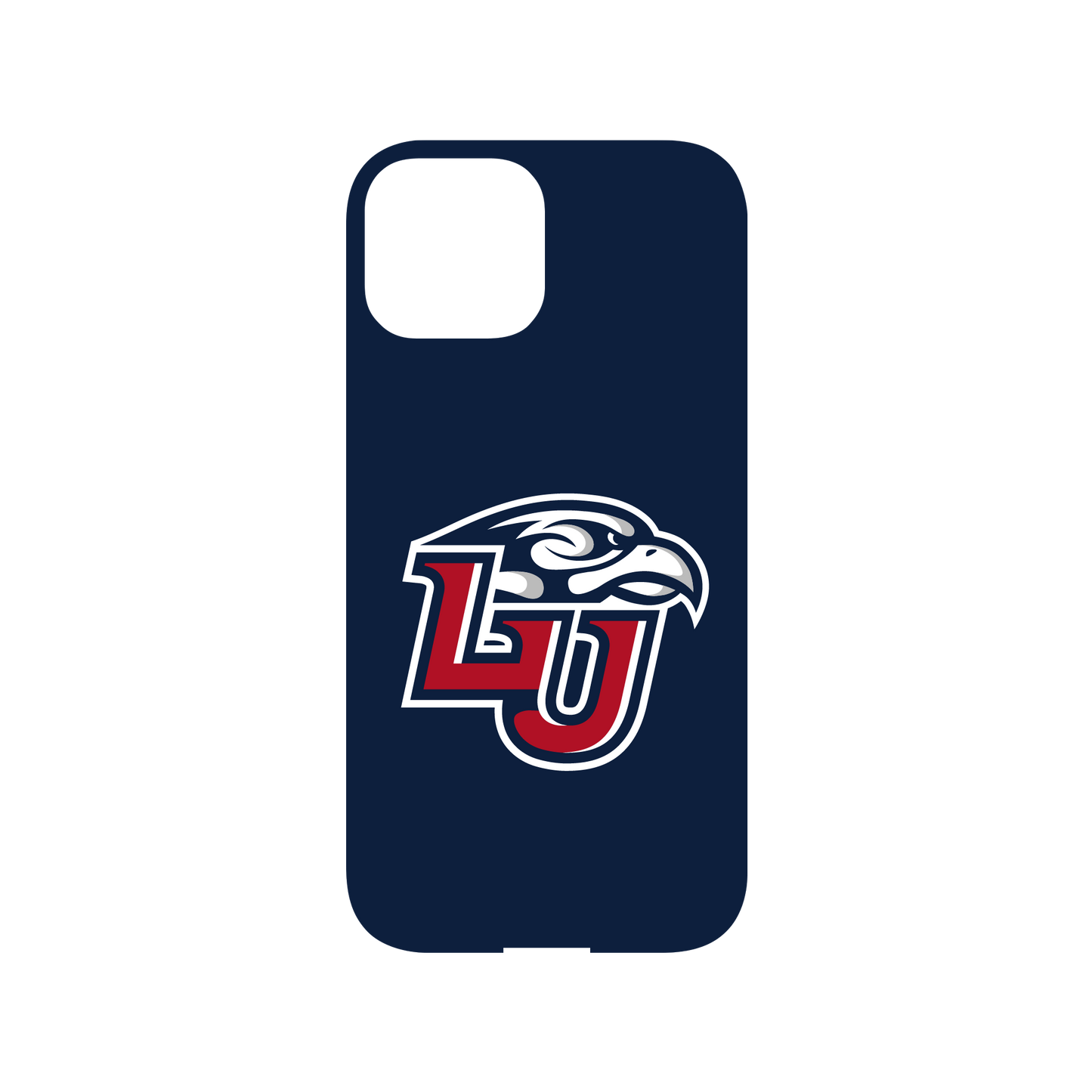 RHINOSHIELD X U.S. College Collections Mod NX (MagSafe compatible) iPhone 13 mini Case - Liberty University - Flames Backplate