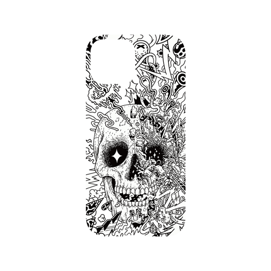 RHINOSHIELD X Lei Melendres Mod NX iPhone 13 mini Case - Rebirth Skull Backplate