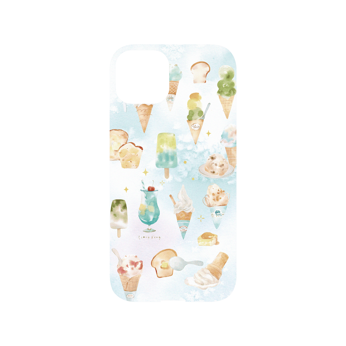 RHINOSHIELD X Liang Feng Mod NX (MagSafe compatible) iPhone 13 Case - Summer Ice Cream Backplate