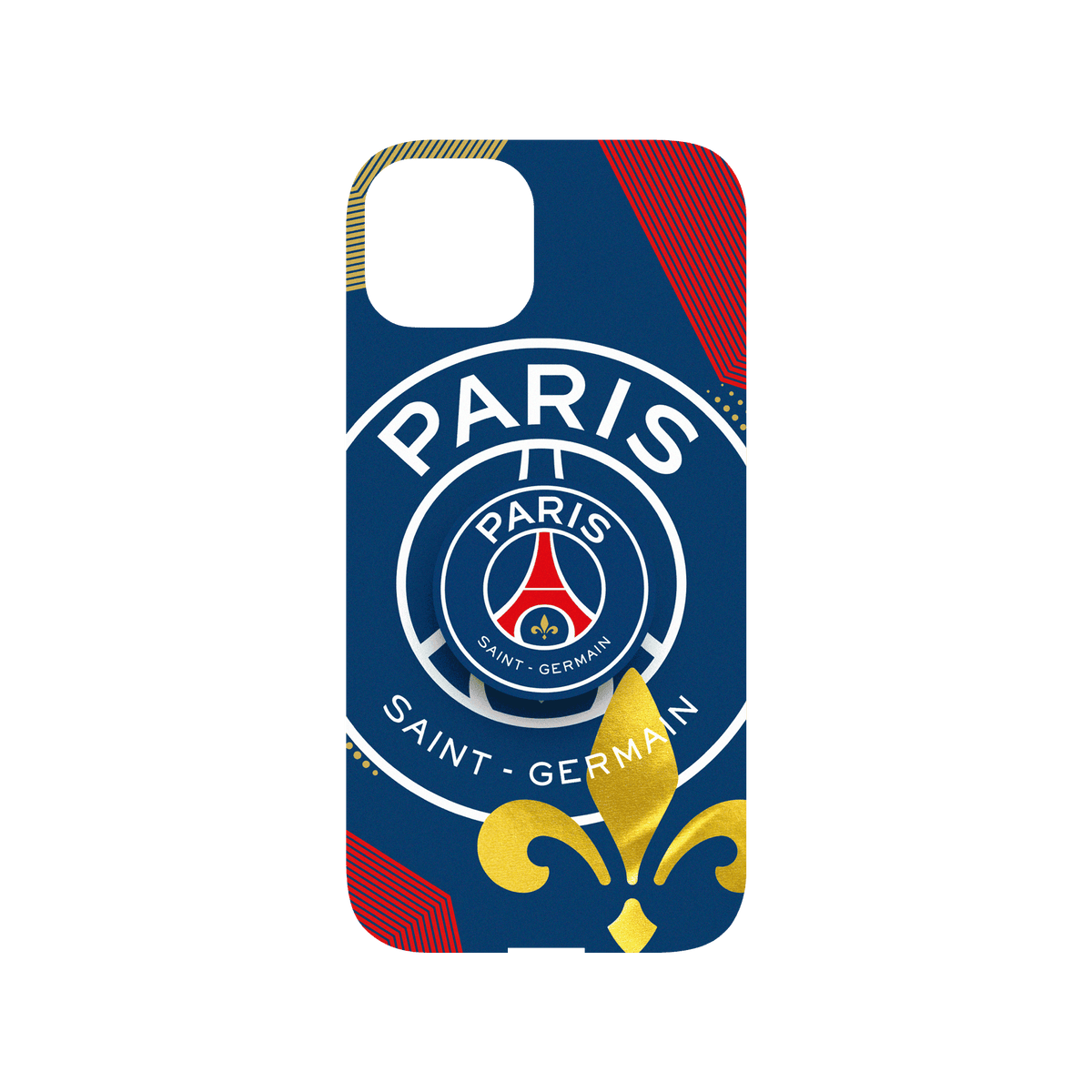 RHINOSHIELD X PSG Mod NX iPhone 13 Case - Paris Saint-Germain - Lily Flower Backplate