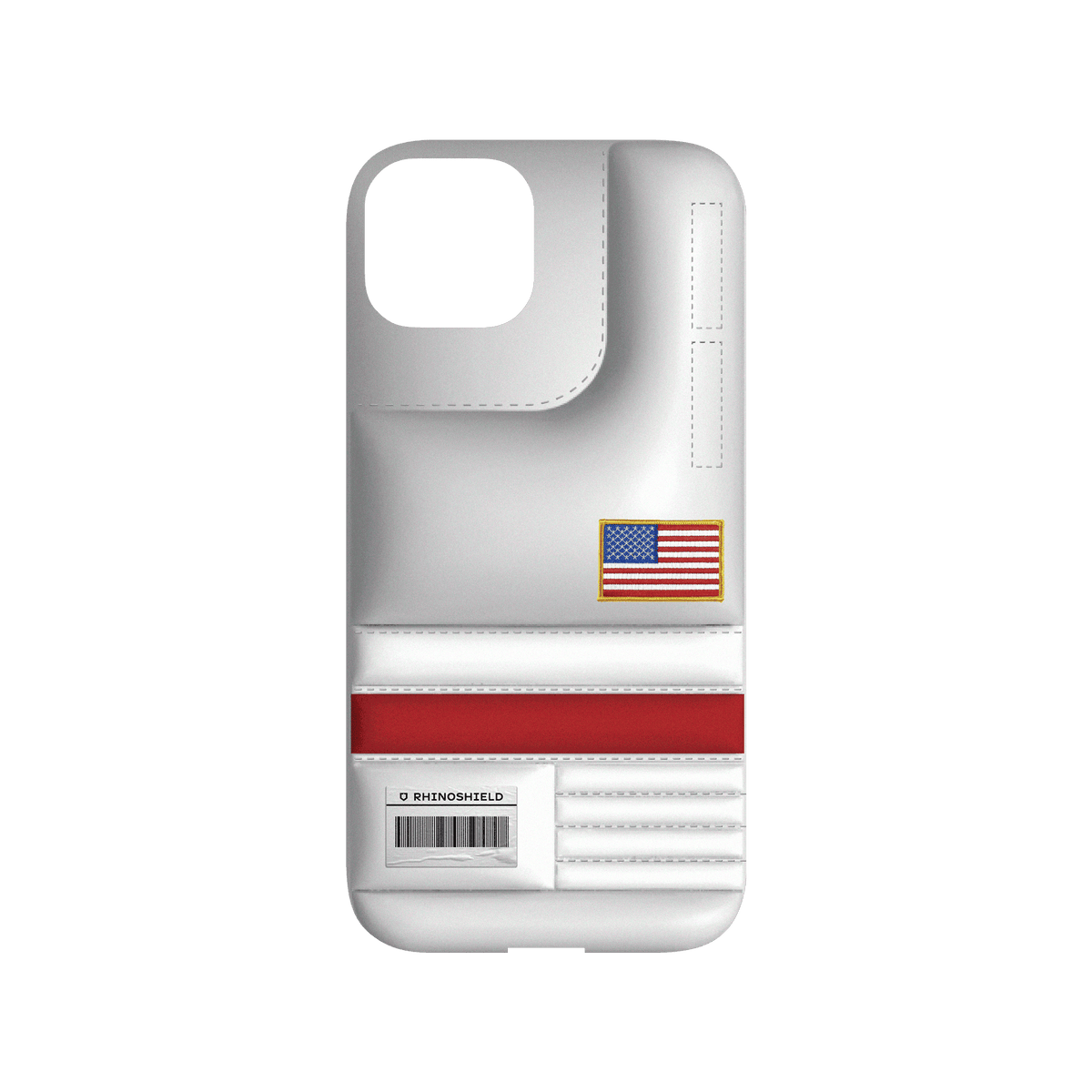 RHINOSHIELD | Cosmos Mod NX iPhone 13 Case - NASA Space Food Bag - US Flag Backplate
