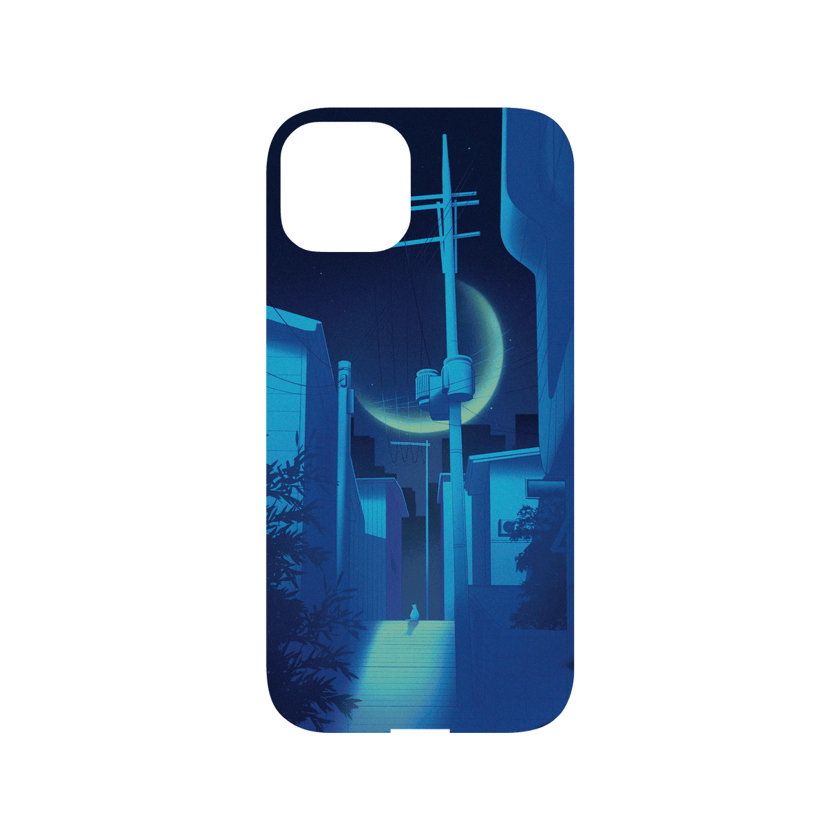 RHINOSHIELD X Surudenise Mod NX iPhone 13 Case - Lofi Moon Backplate
