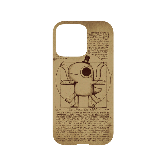 RHINOSHIELD X Incrediville Mod NX iPhone 13 Pro Case - Vitruvian Lizard 2 Backplate