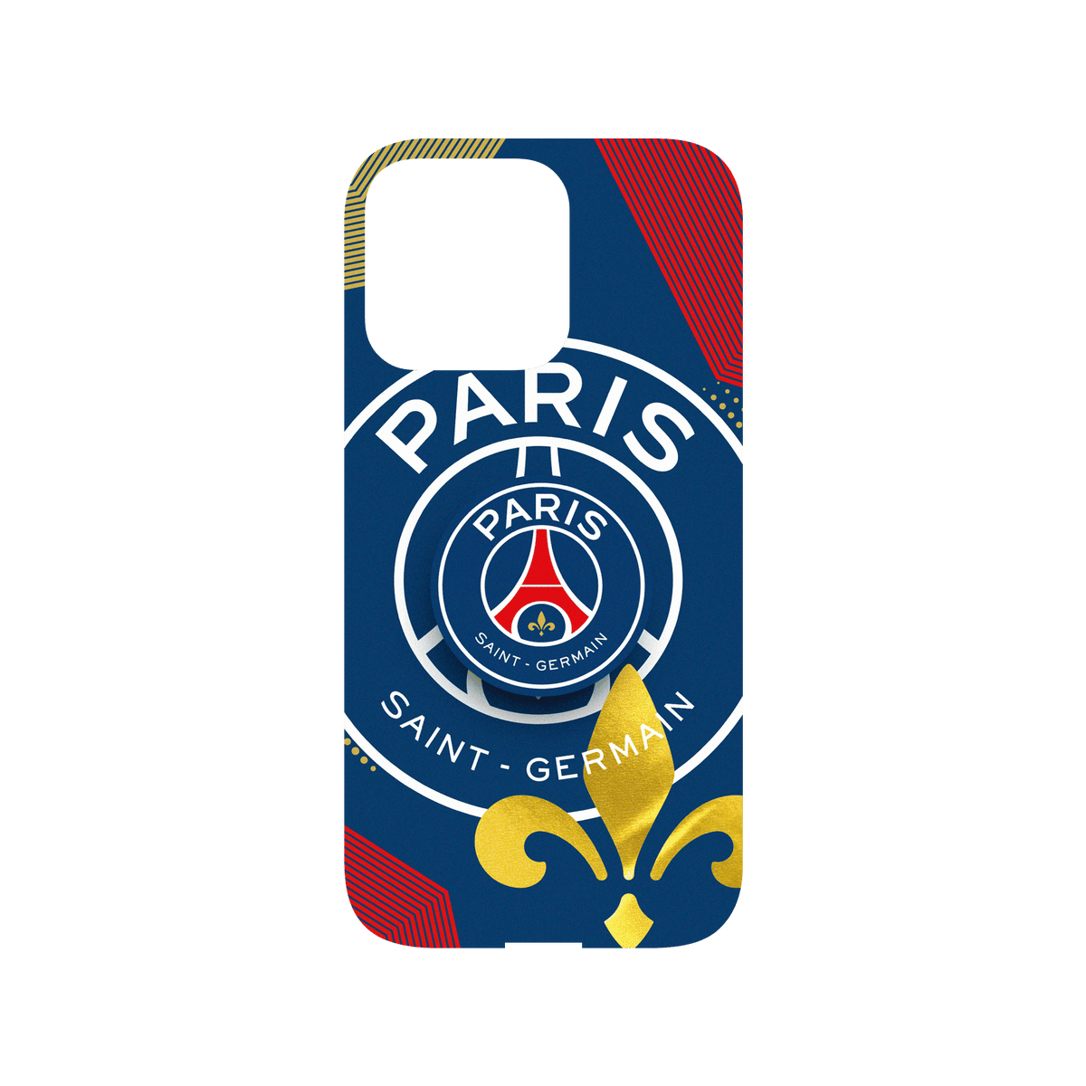 RHINOSHIELD X PSG Mod NX iPhone 13 Pro Case - Paris Saint-Germain - Lily Flower Backplate
