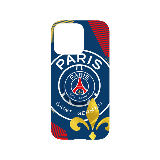 RHINOSHIELD X PSG Mod NX iPhone 13 Pro Case - Paris Saint-Germain - Lily Flower Backplate