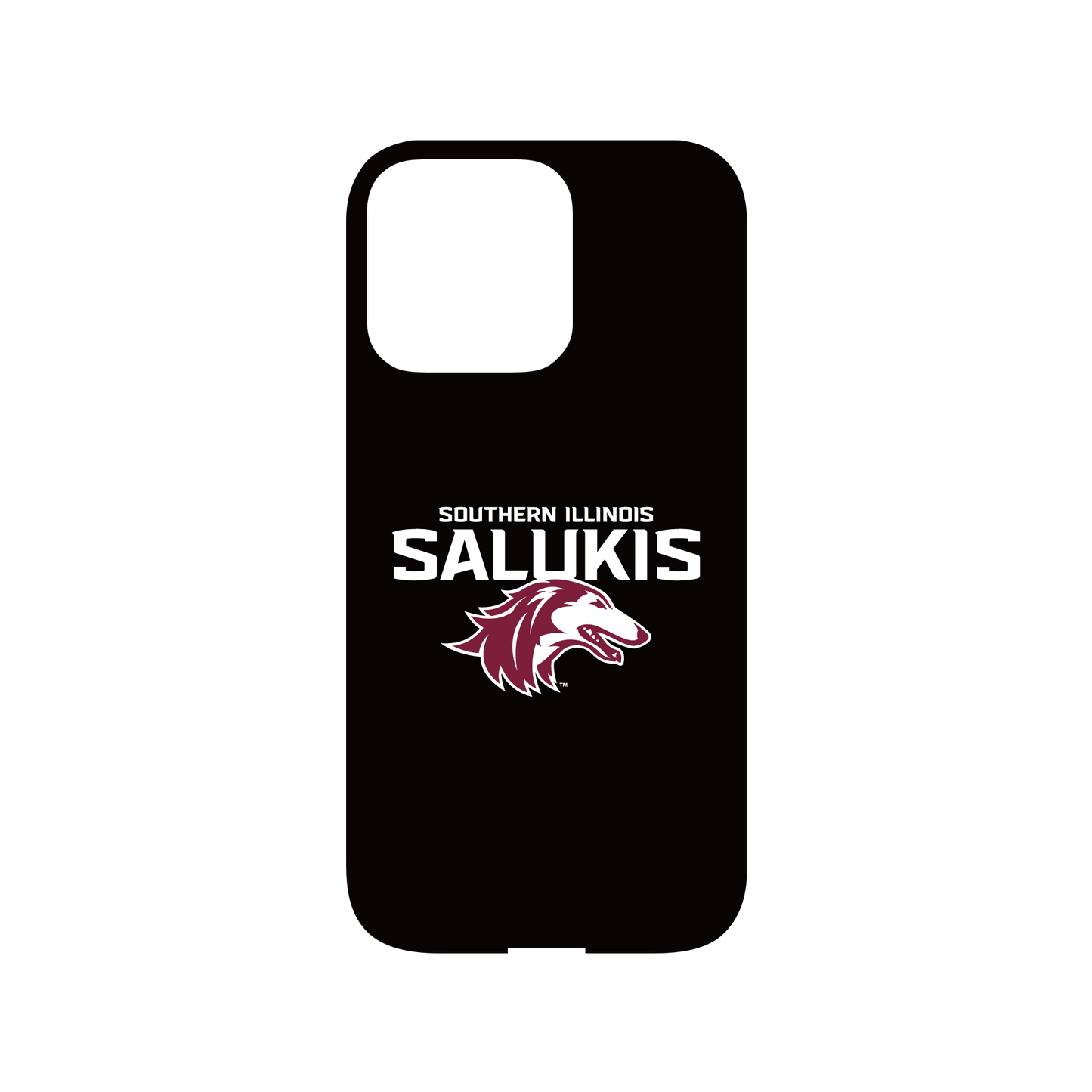 RHINOSHIELD X U.S. College Collections Mod NX (MagSafe compatible) iPhone 13 Pro Case - Southern Illinois University - Southern Illinois™ Dark Backplate