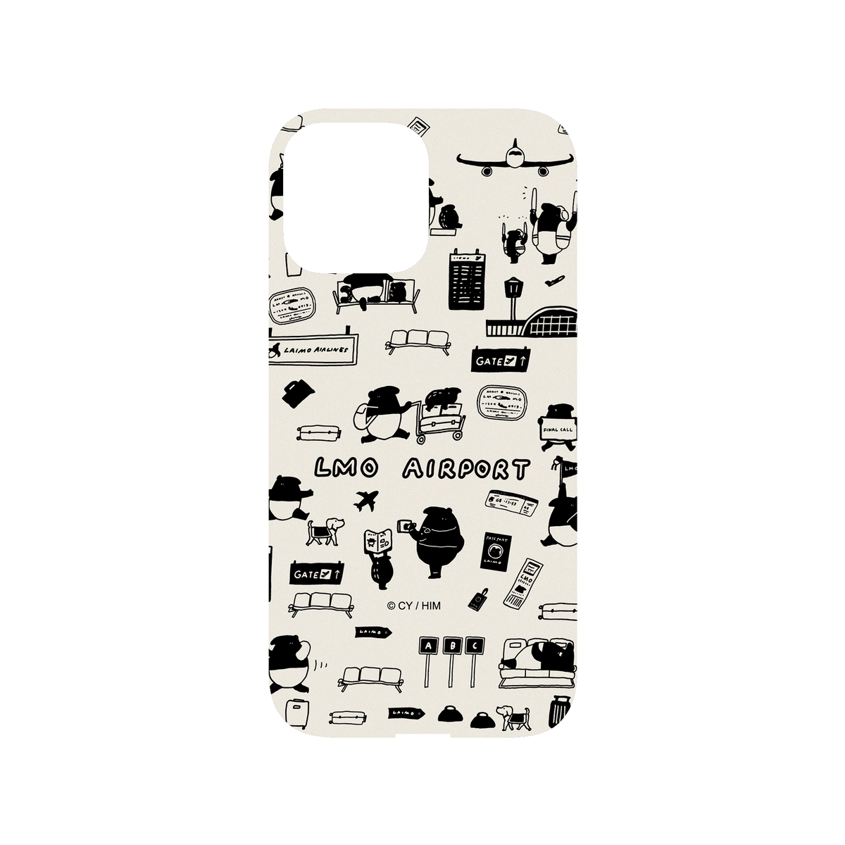 RHINOSHIELD X LAIMO Mod NX iPhone 13 Pro Max Case - LMO AIRPORT Backplate