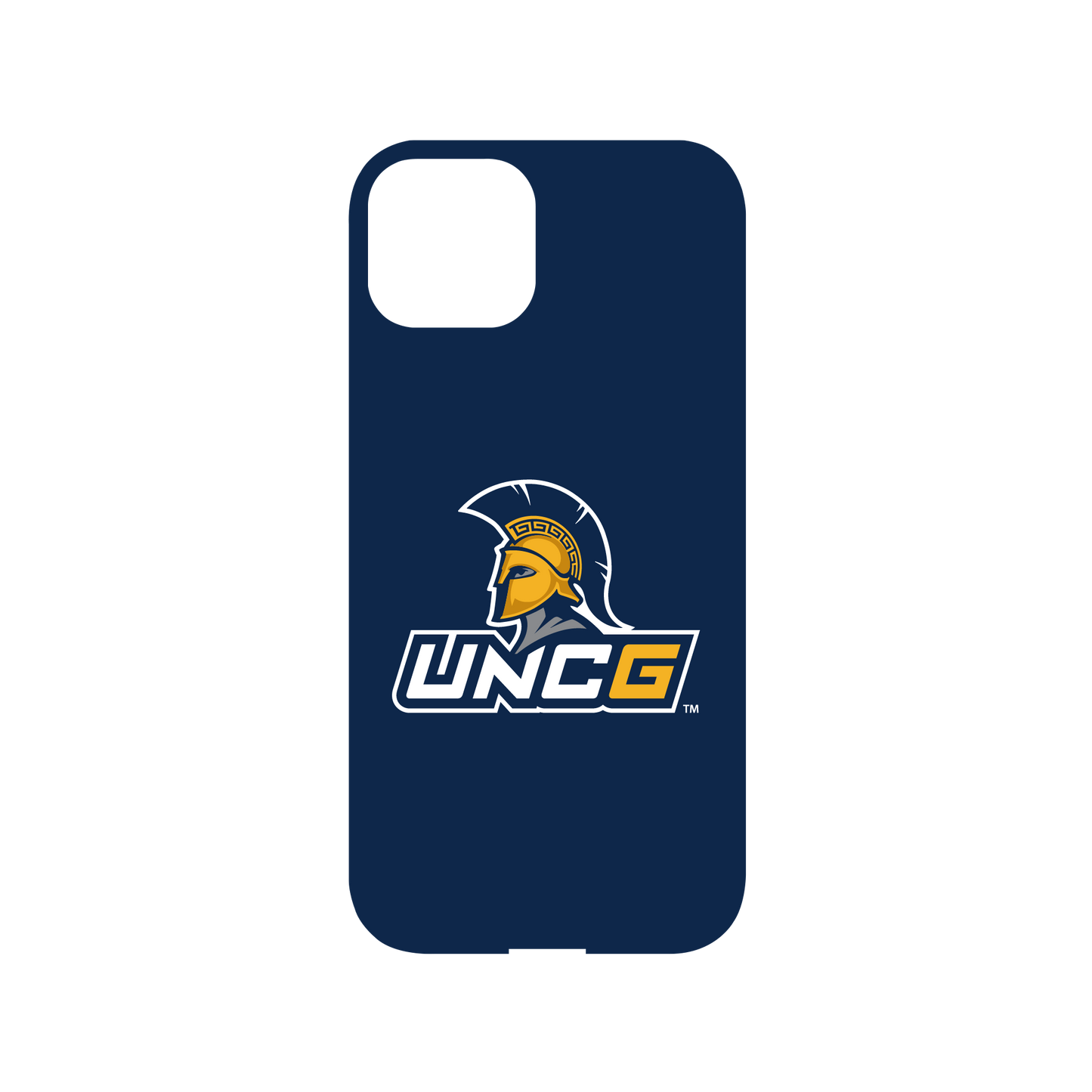 RHINOSHIELD X U.S. College Collections Mod NX iPhone 14 Case - University of North Carolina at Greensboro - UNCG® Dark Backplate