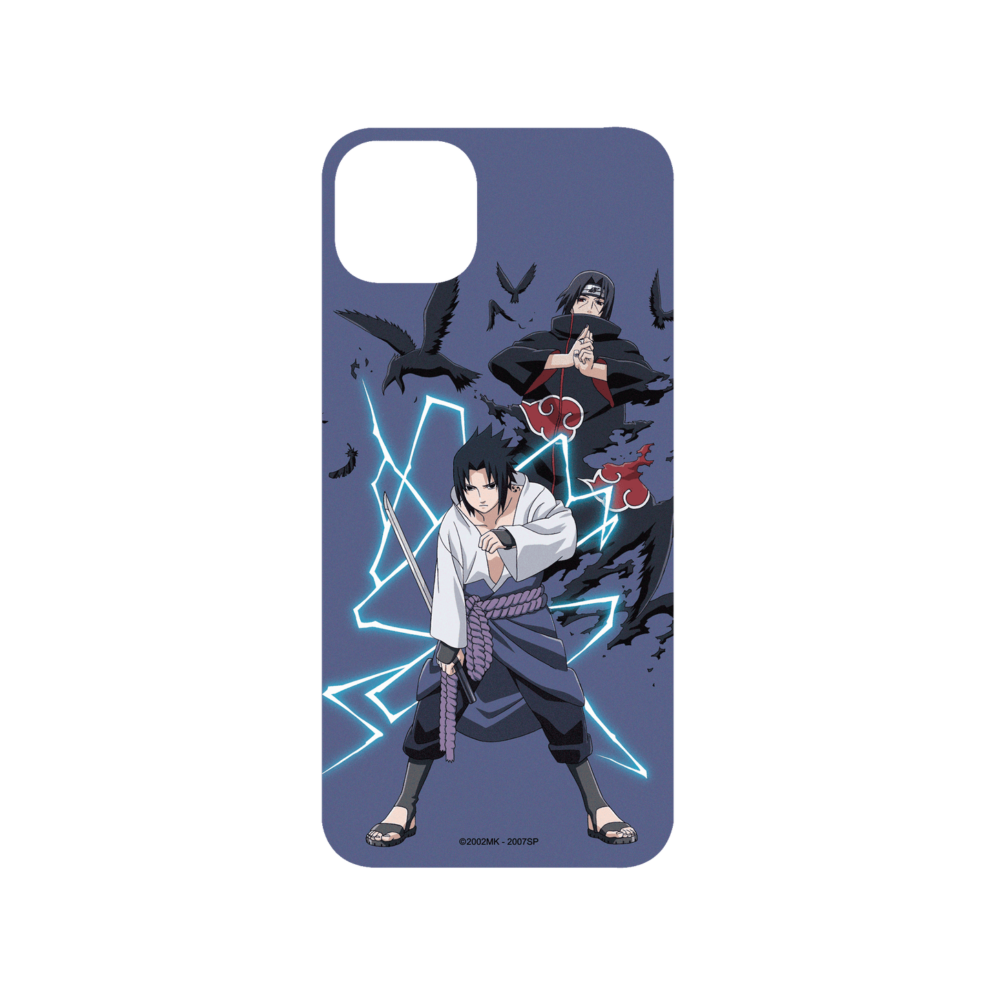RHINOSHIELD X Naruto Shippuden Mod NX iPhone 15 Plus Case - Itachi & Sasuke Backplate