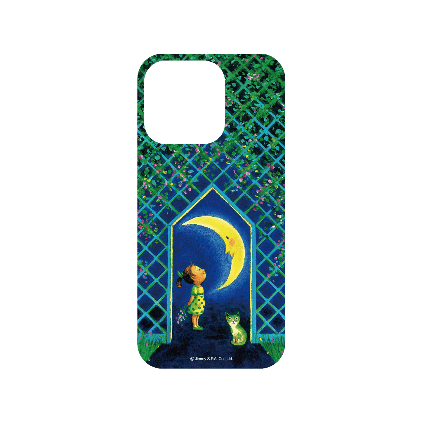 RHINOSHIELD X Jimmy Mod NX iPhone 15 Pro Case - Lucky Meeting You - Moon Backplate