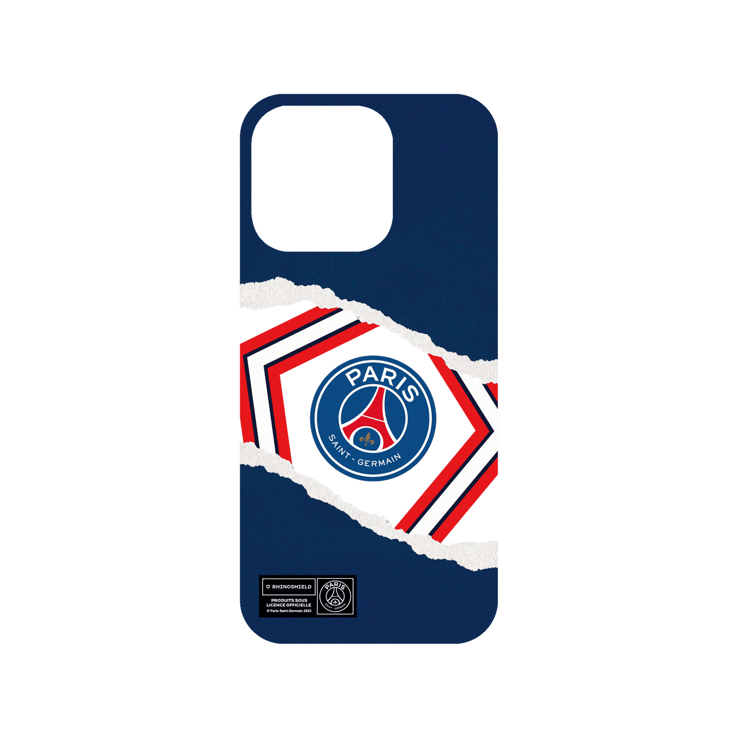 RHINOSHIELD X PSG Mod NX (MagSafe compatible) iPhone 15 Pro Case - Paris Saint-Germain - Fourth Logo Backplate