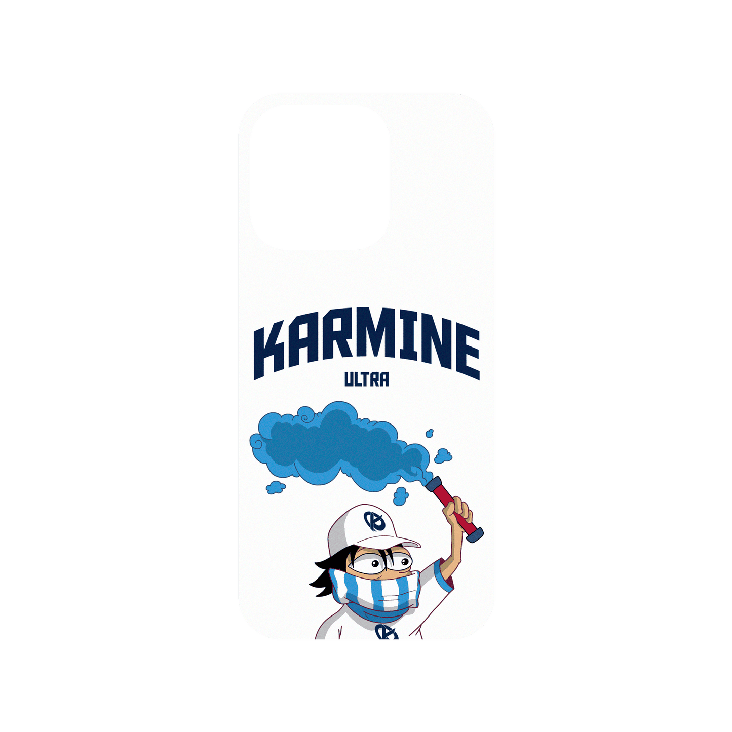 RHINOSHIELD X Karmine Corp Mod NX iPhone 15 Pro Case - Emote Ultra Karmine (Blue) Backplate
