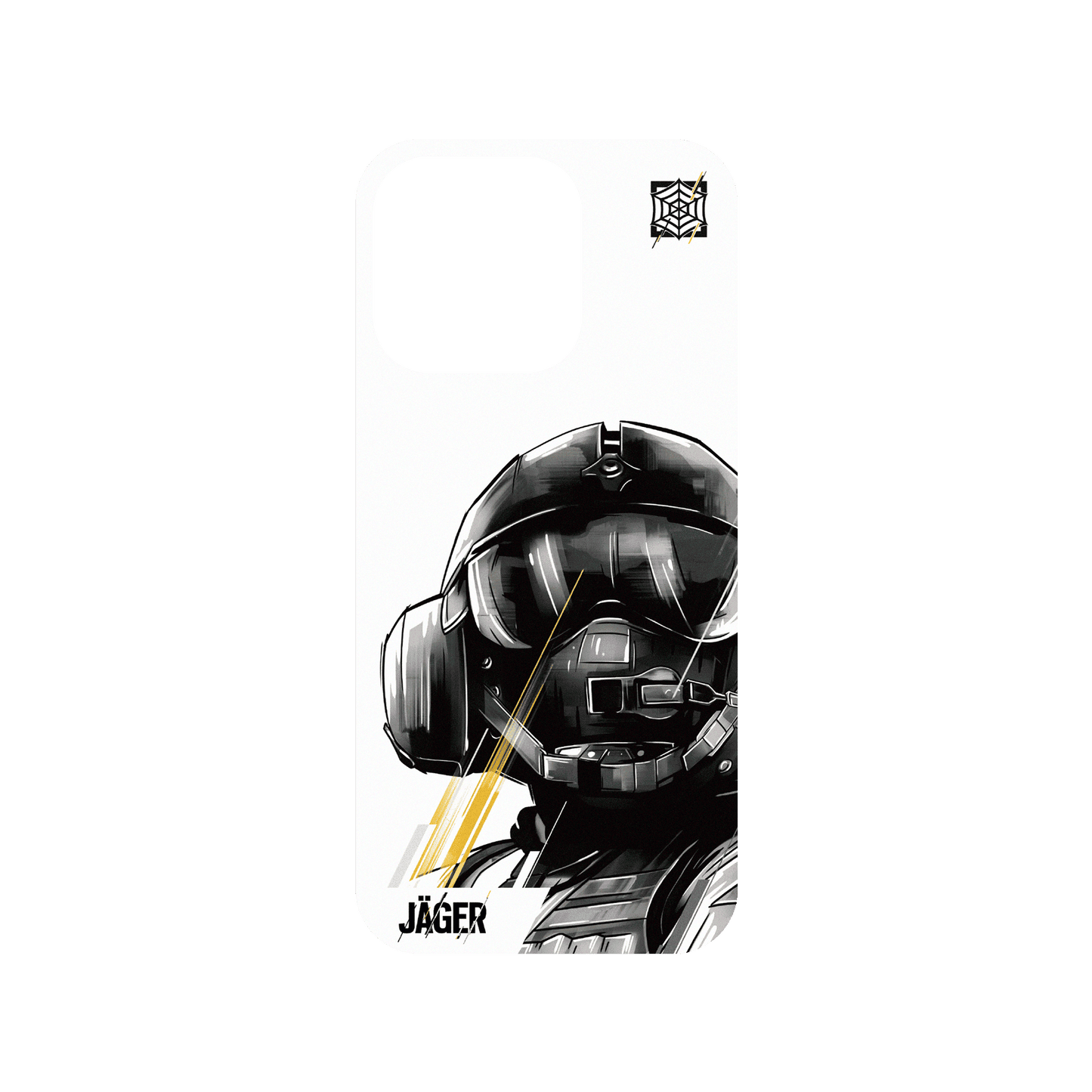 RHINOSHIELD X 6: Siege Mod NX iPhone 15 Pro Case - Jäger - Sketch Backplate