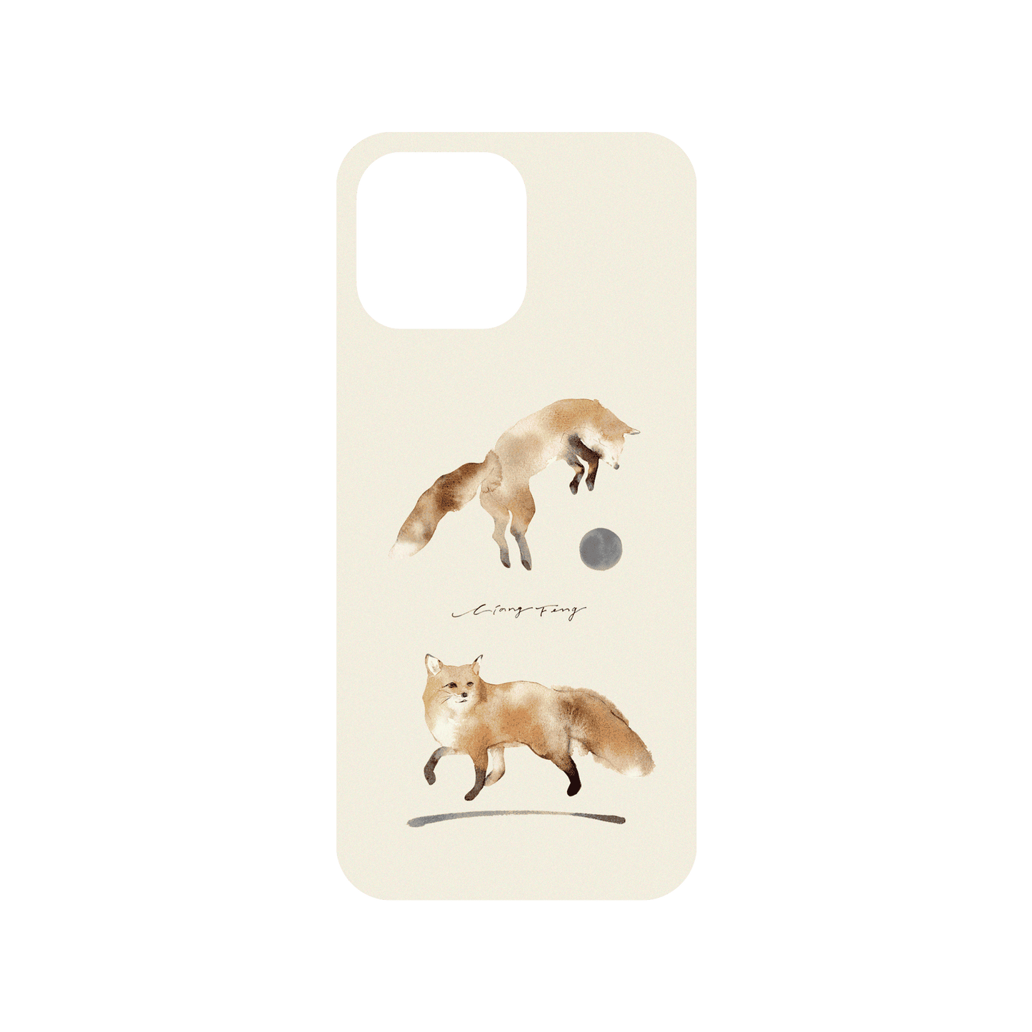RHINOSHIELD X Liang Feng Mod NX iPhone 15 Pro Max Case - foxes Backplate