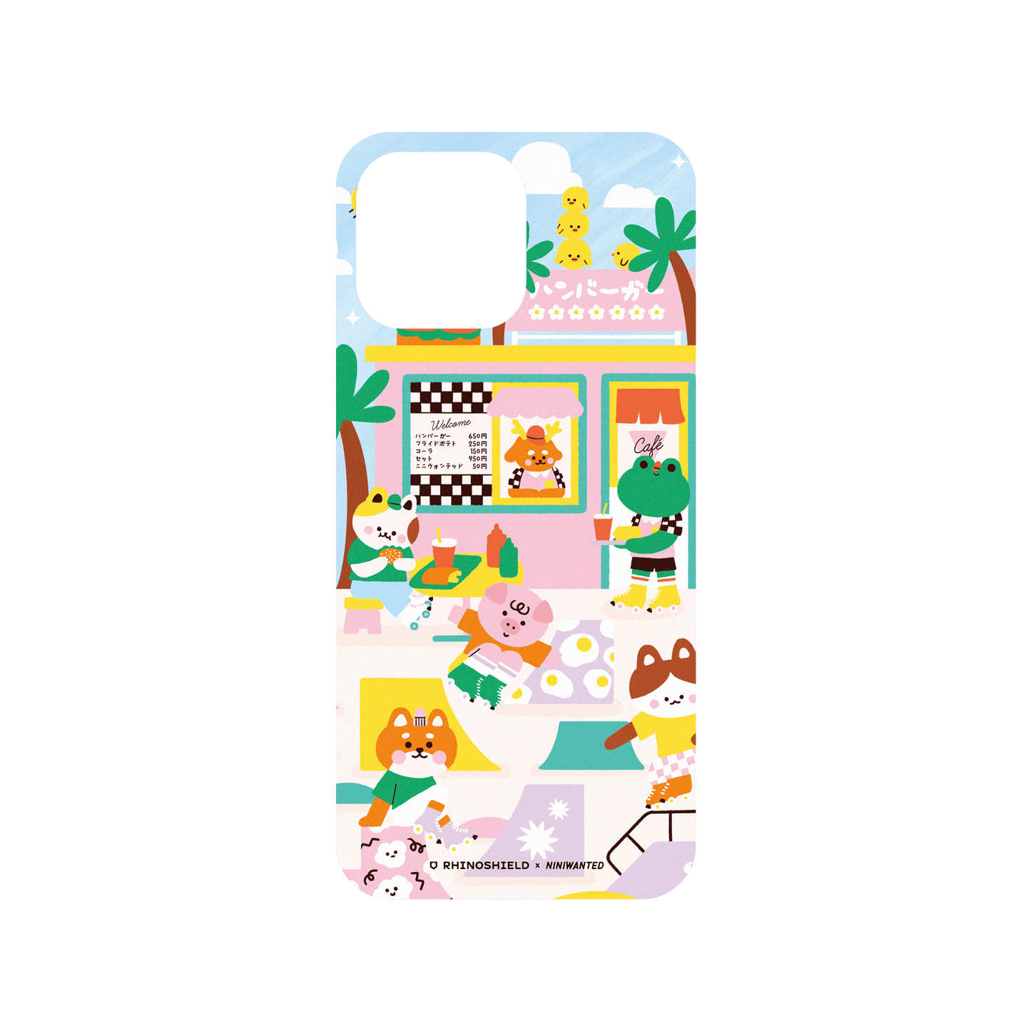 RHINOSHIELD X NINIWANTED Mod NX iPhone 15 Pro Max Case - Skatepark Backplate