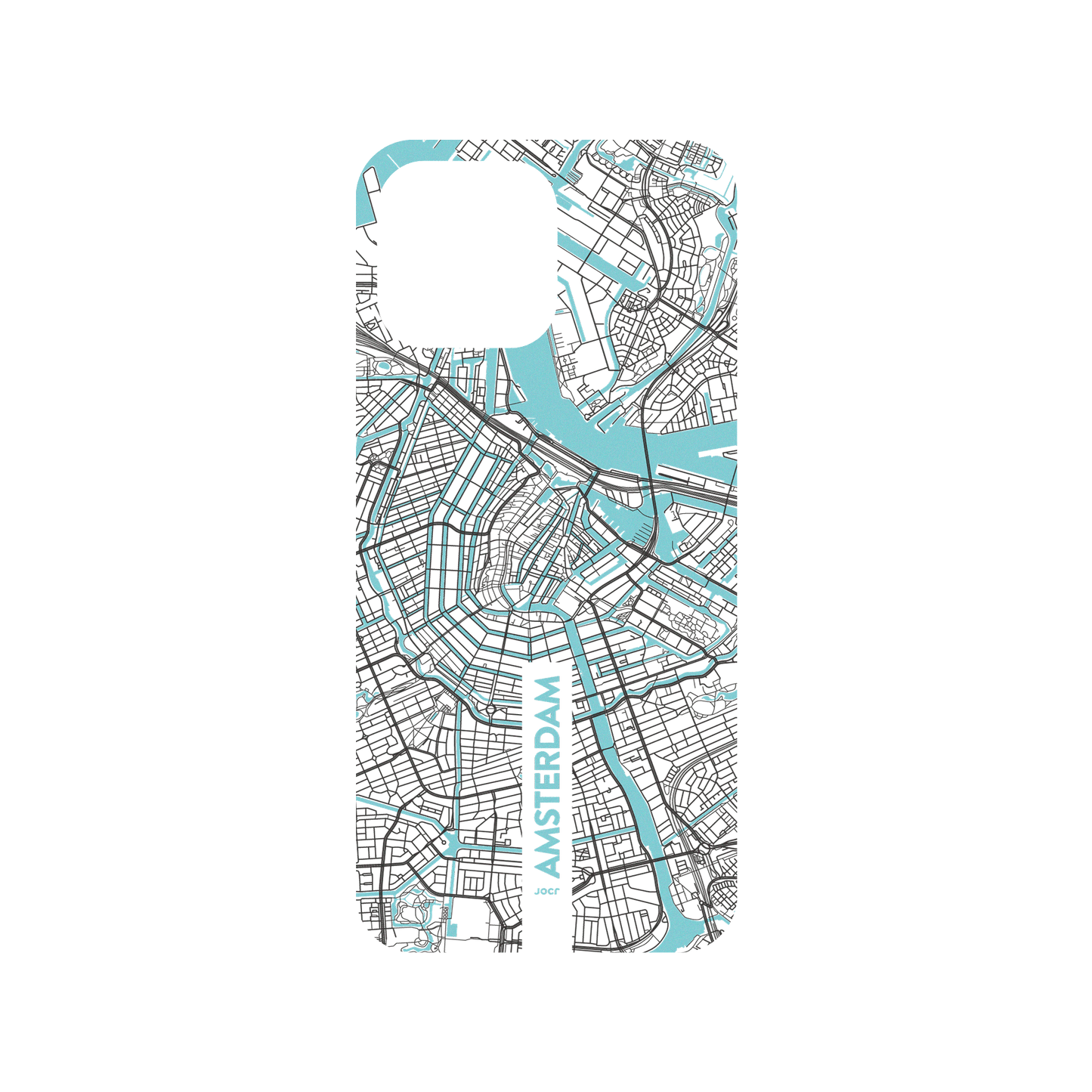 RHINOSHIELD X JOCR Mod NX iPhone 15 Pro Max Case - Amsterdam (Black Logo) Backplate