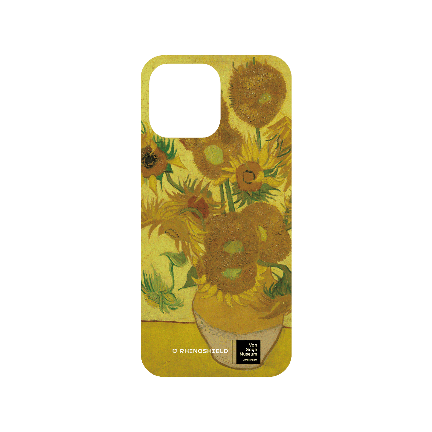 RHINOSHIELD X Van Gogh Museum Mod NX iPhone 15 Pro Max Case - Sunflowers Backplate