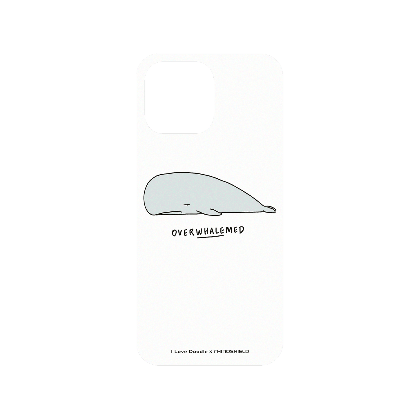 RHINOSHIELD X I Love Doodle Mod NX iPhone 15 Pro Max Case - Overwhalemed Backplate