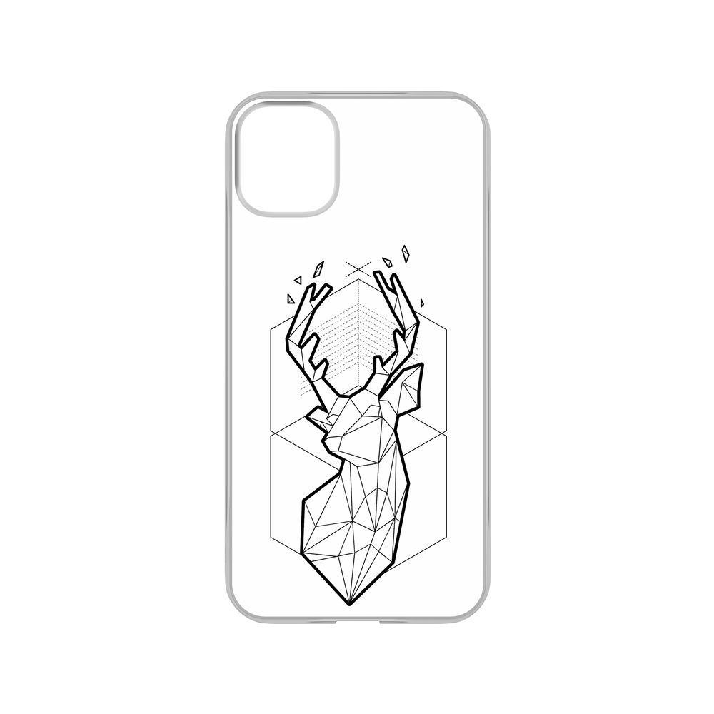 (R)(EOL) iPhone 11 犀牛盾Mod NX獨家設計款邊框背蓋兩用手機殼 - 幾何-北歐系列/黑鹿