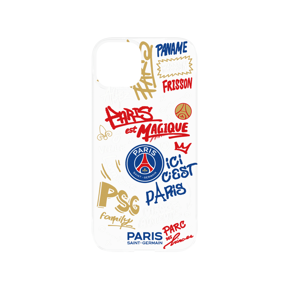 RhinoShield X PSG Mod NX iPhone 13 Case - Paris Saint-Germain - Graffiti Backplate