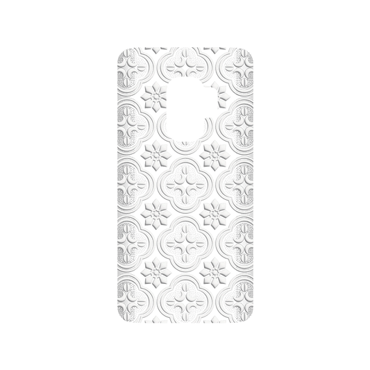 RHINOSHIELD X OldHouseFace SolidSuit Samsung Galaxy S9 Case - Patterned Glass- Begonia Flowers
