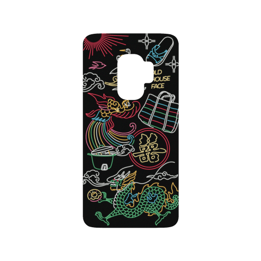 RHINOSHIELD X OldHouseFace SolidSuit Samsung Galaxy S9 Case - Taiwanese Neon Light