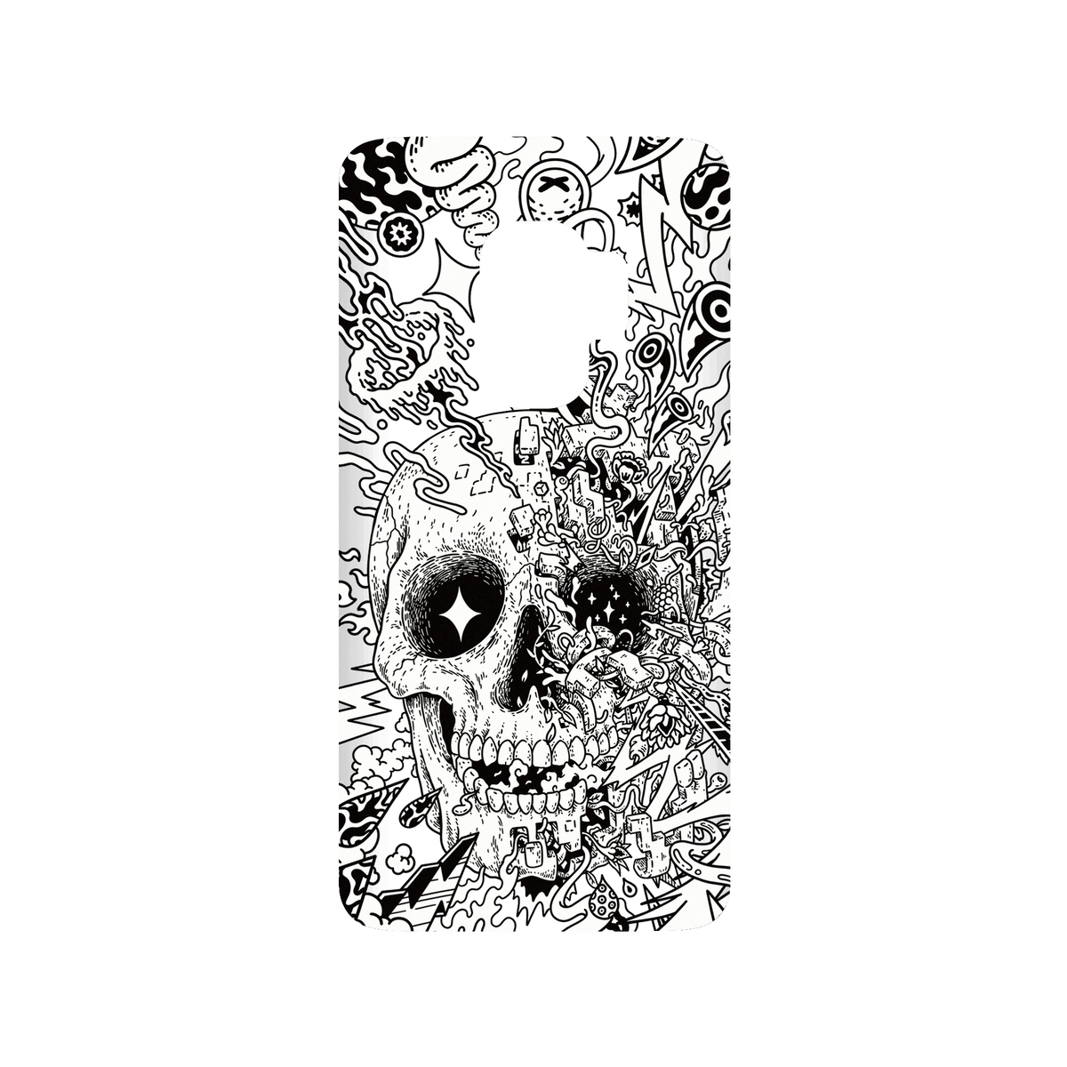 RHINOSHIELD X Lei Melendres SolidSuit Samsung Galaxy S9 Case - Rebirth Skull