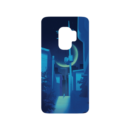 RHINOSHIELD X Surudenise SolidSuit Samsung Galaxy S9 Case - Lofi Moon