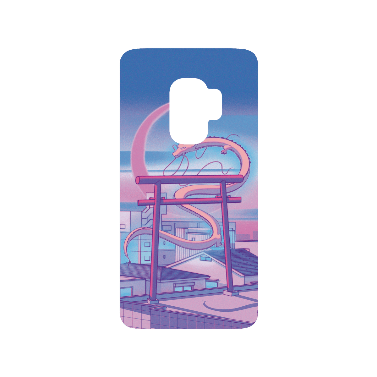 RHINOSHIELD X Surudenise SolidSuit Samsung Galaxy S9 Case - Pastel Dragon