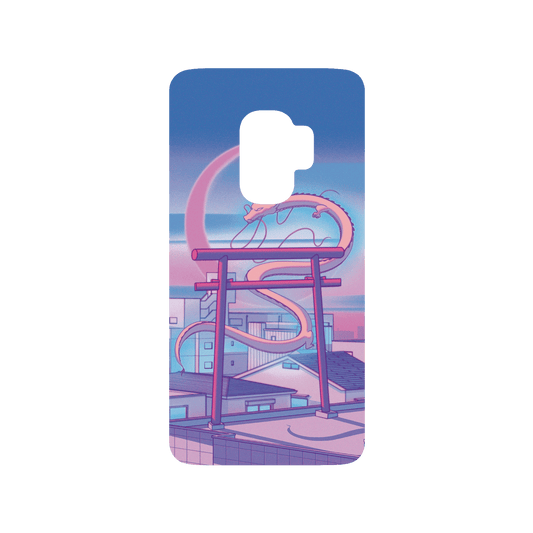 RHINOSHIELD X Surudenise SolidSuit Samsung Galaxy S9 Case - Pastel Dragon