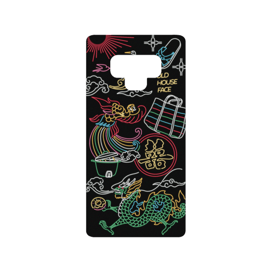 RHINOSHIELD X OldHouseFace SolidSuit Samsung Galaxy Note9 Case - Taiwanese Neon Light