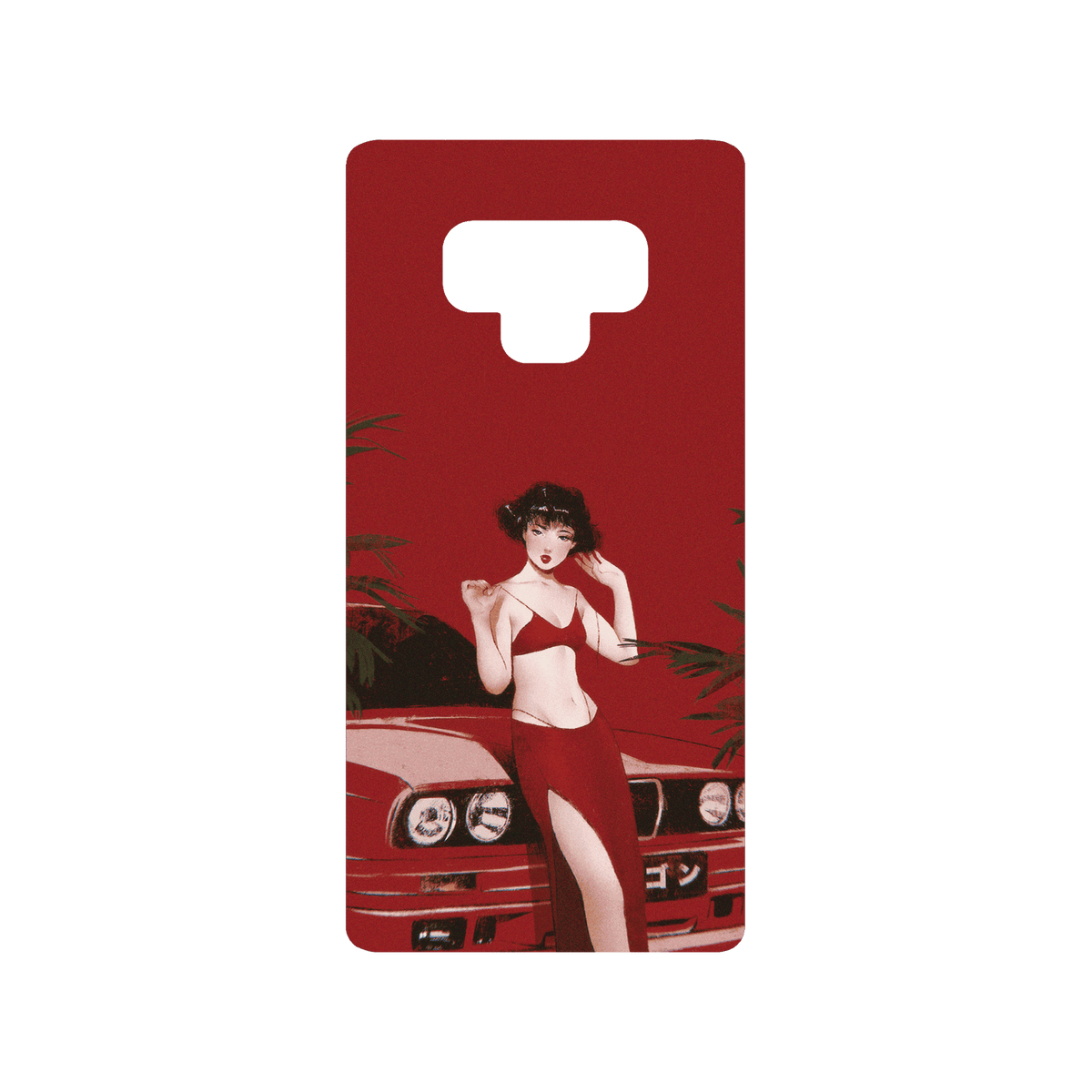 RHINOSHIELD X Janice Sung SolidSuit Samsung Galaxy Note9 Case - Garnet