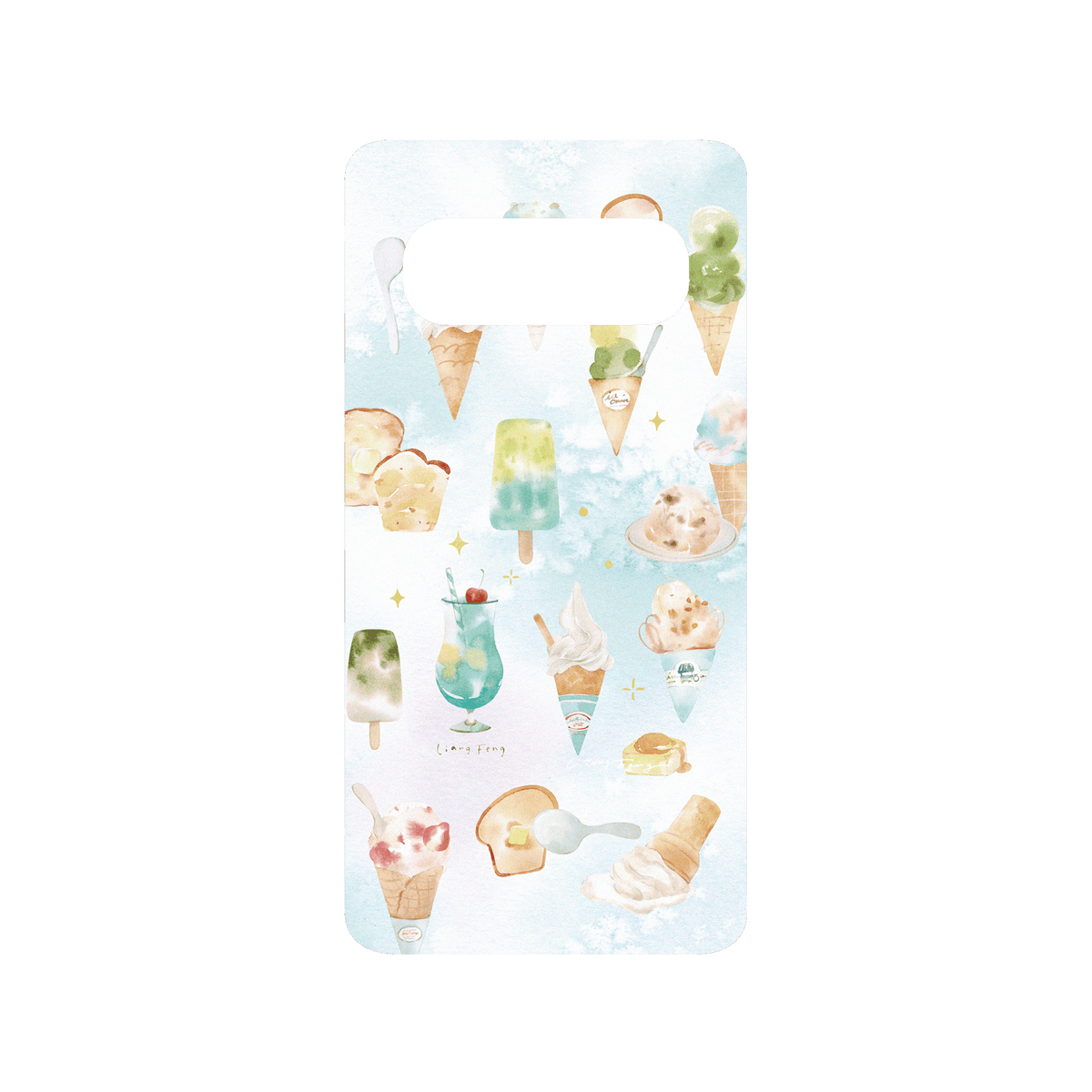 RHINOSHIELD X Liang Feng SolidSuit Samsung Galaxy S10 (4G) Case - Summer Ice Cream