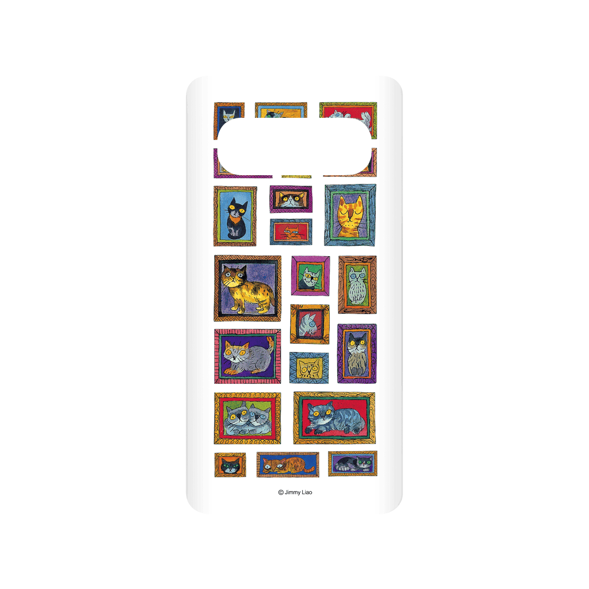 RHINOSHIELD X Jimmy SolidSuit Samsung Galaxy S10 (4G) Case - Missing My Cat - Memories Wall