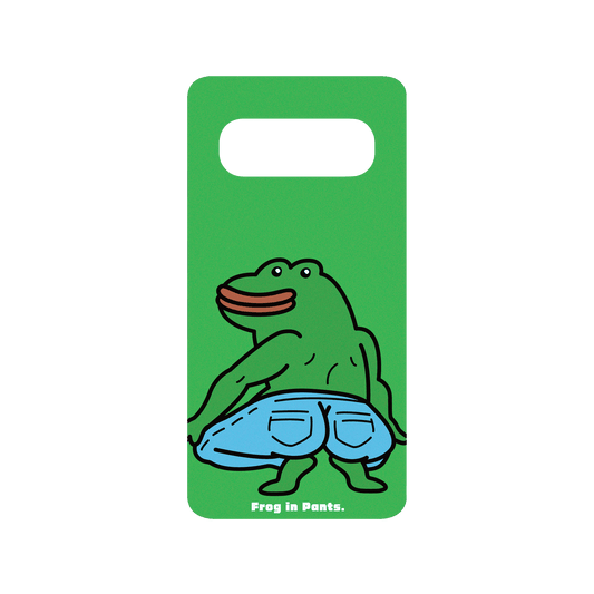 RHINOSHIELD X Incrediville SolidSuit Samsung Galaxy S10 (4G) Case - Frog with pants